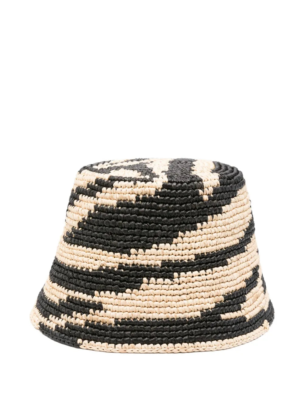 ZIMMERMANN  zebra-pattern raffia hat