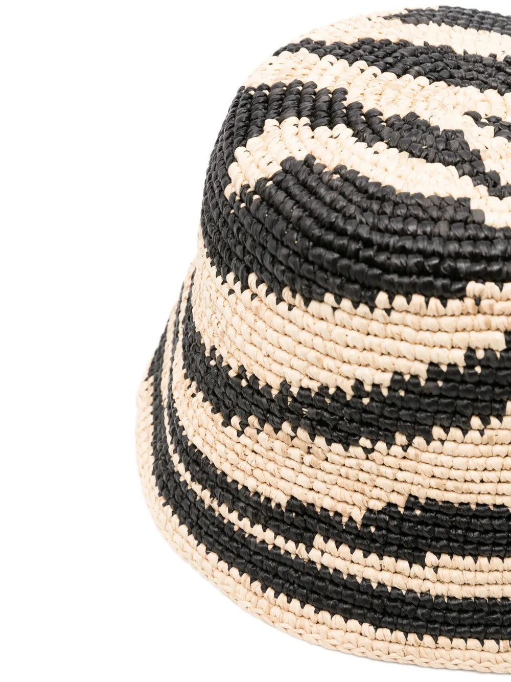ZIMMERMANN  zebra-pattern raffia hat
