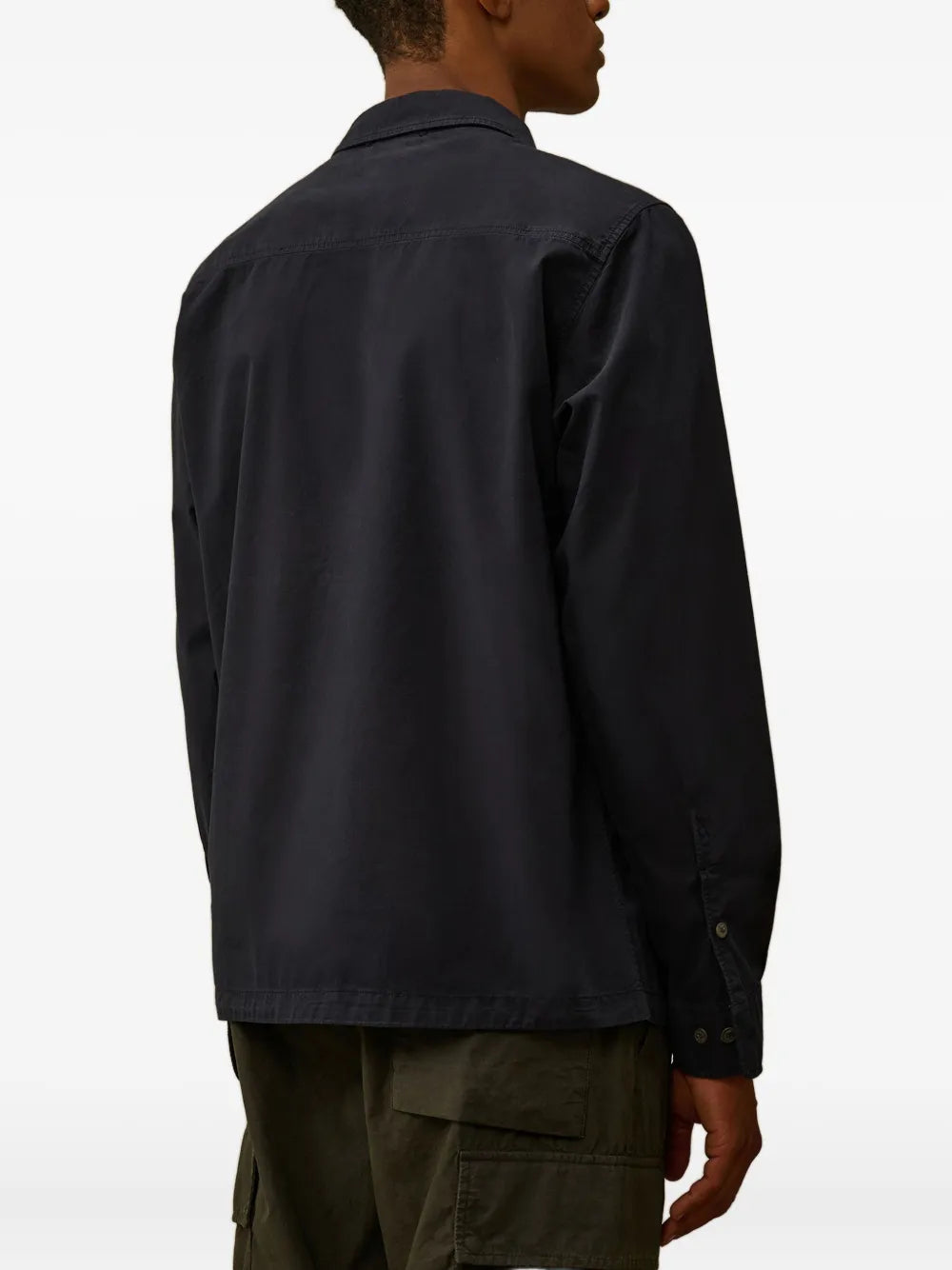 C.P. Company  zip-pocket cotton overshirt