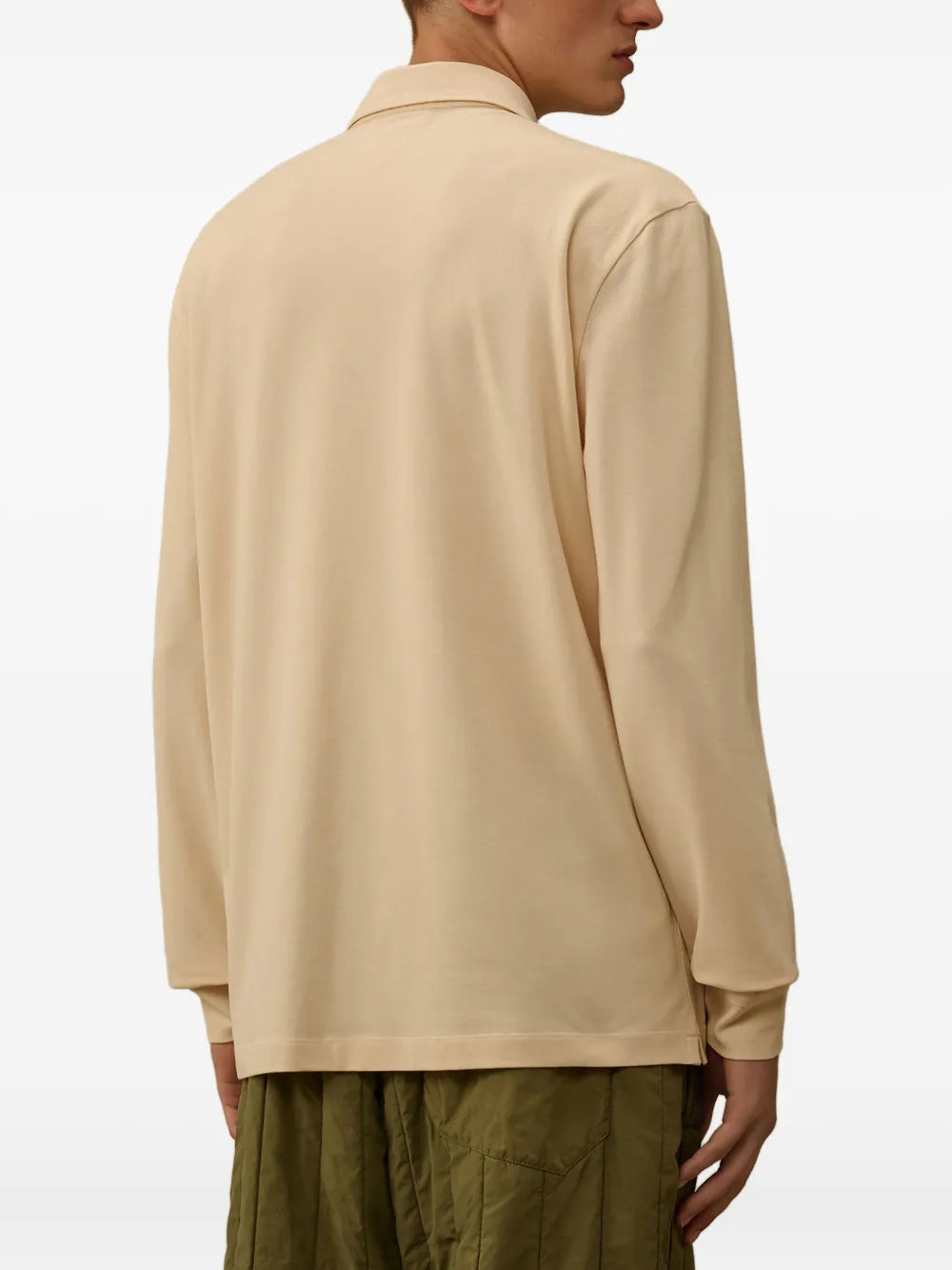 C.P. Company  long-sleeve logo polo shirt