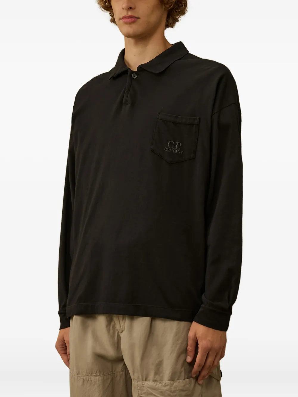 C.P. Company  pocket longsleeved polo shirt