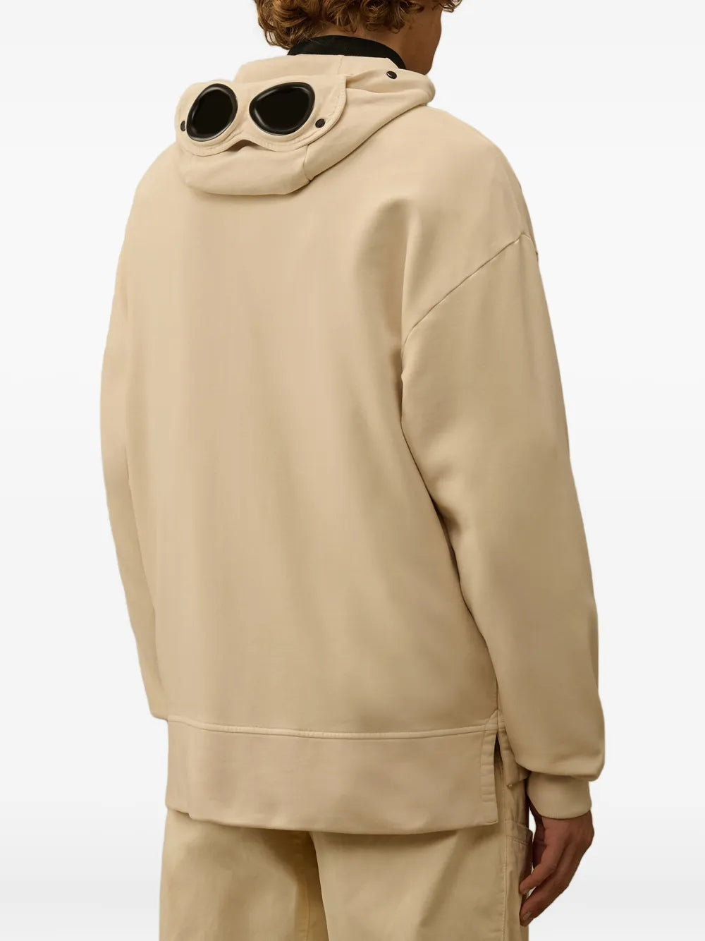 C.P. Company  goggle-detail zip-up hoodie