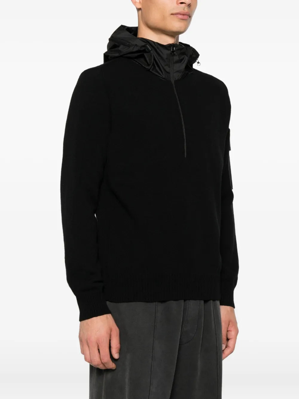C.P. Company  half-zip hooded jumper