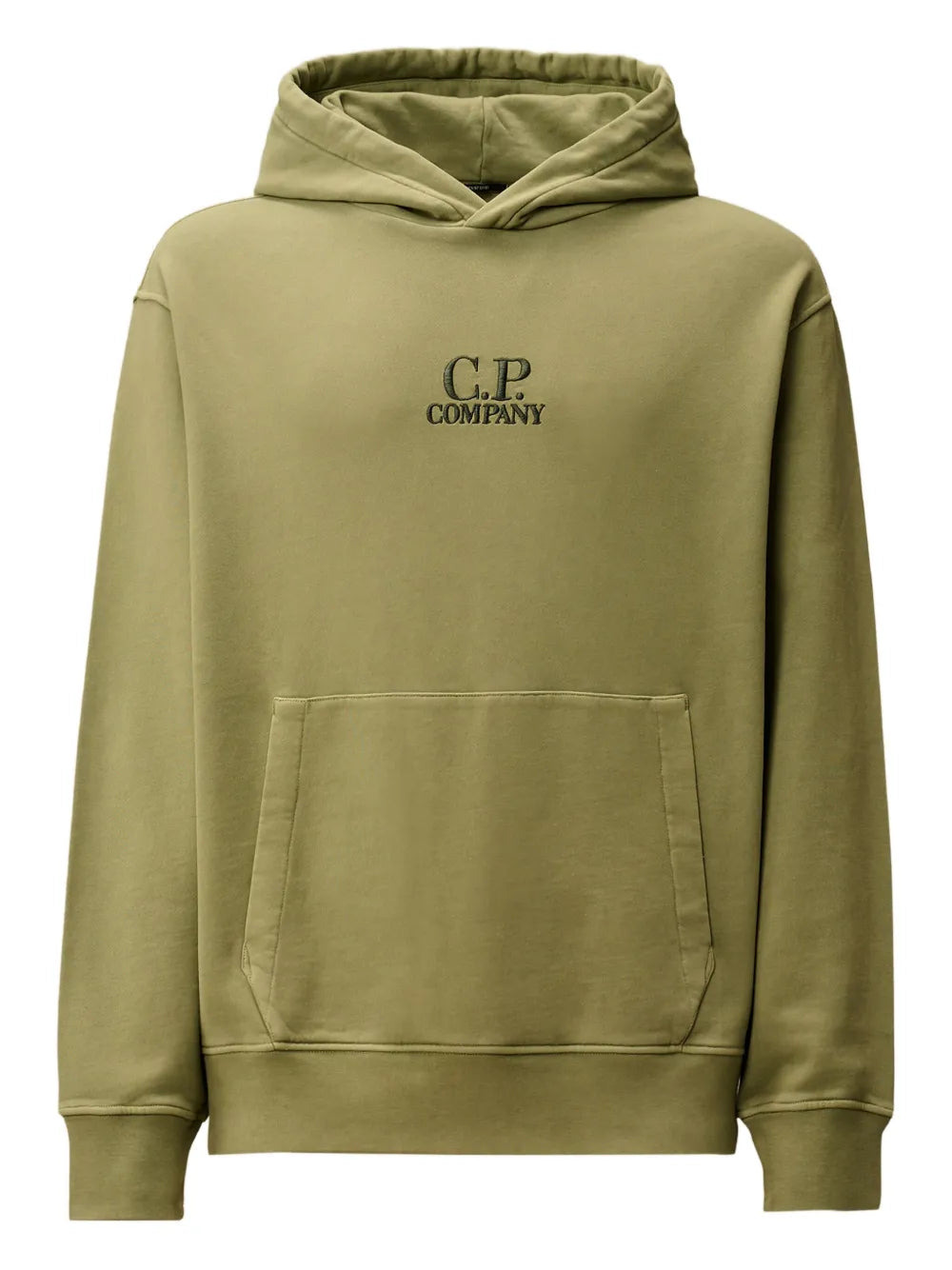 C.P. Company  logo-embroidered hoodie