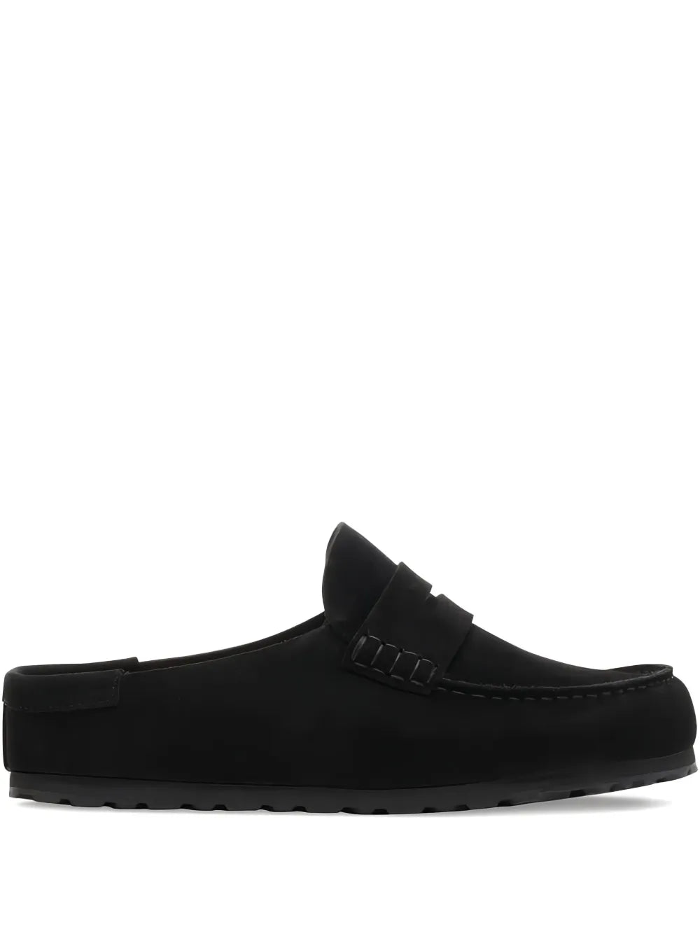 Birkenstock  Naples Wrapped penny-strap suede mules