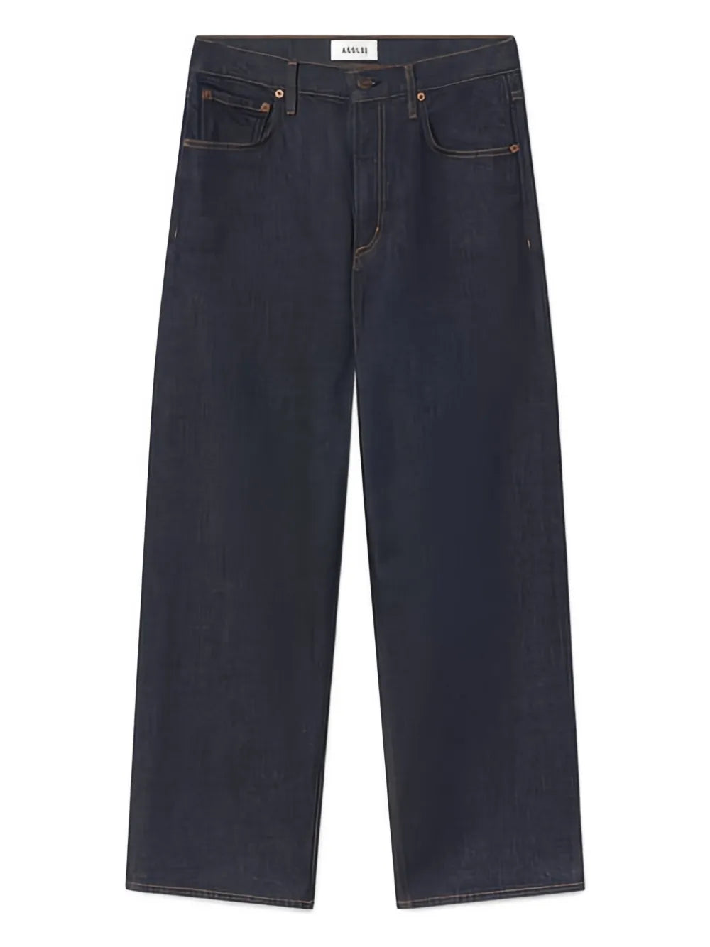 AGOLDE  high-waisted wide-leg jeans