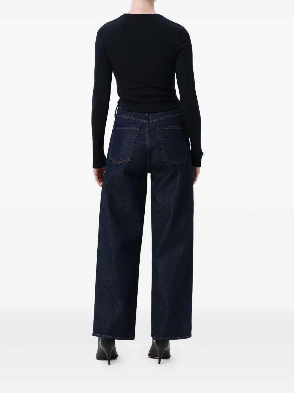 AGOLDE high-waisted wide-leg jeans