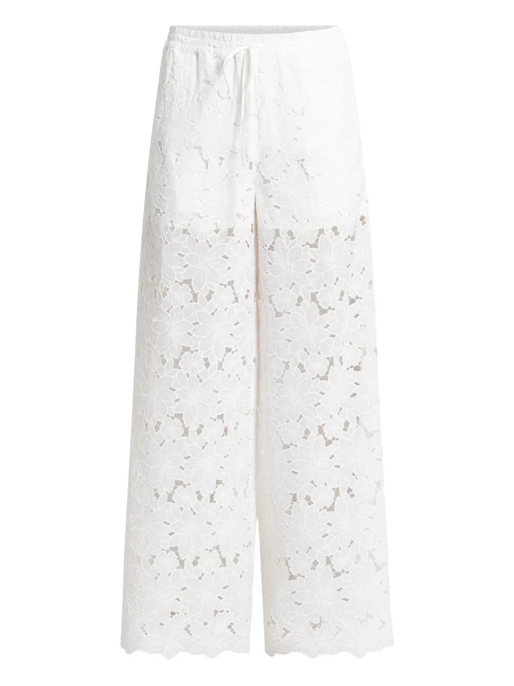 VASILIKI  floral-lace trousers