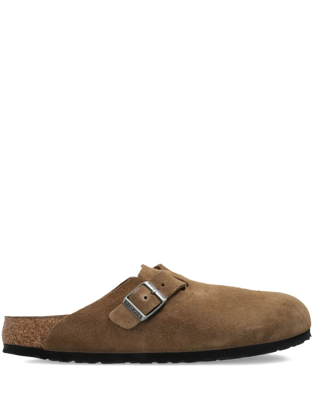 Birkenstock  Boston buckle suede mules