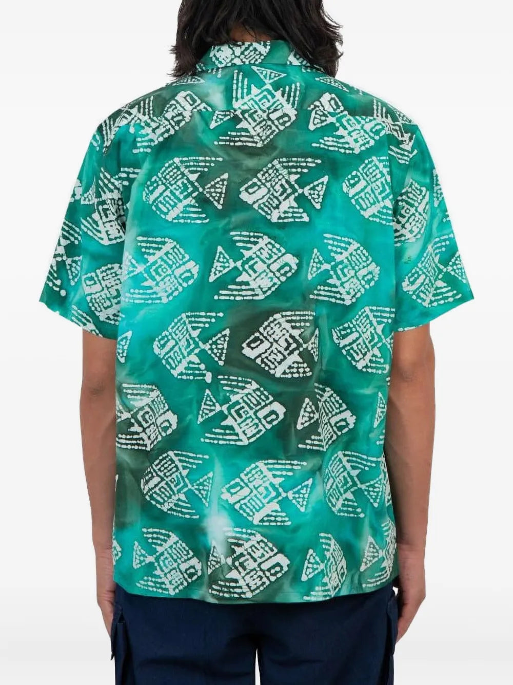 BEAMS PLUS  patterned cotton shirt