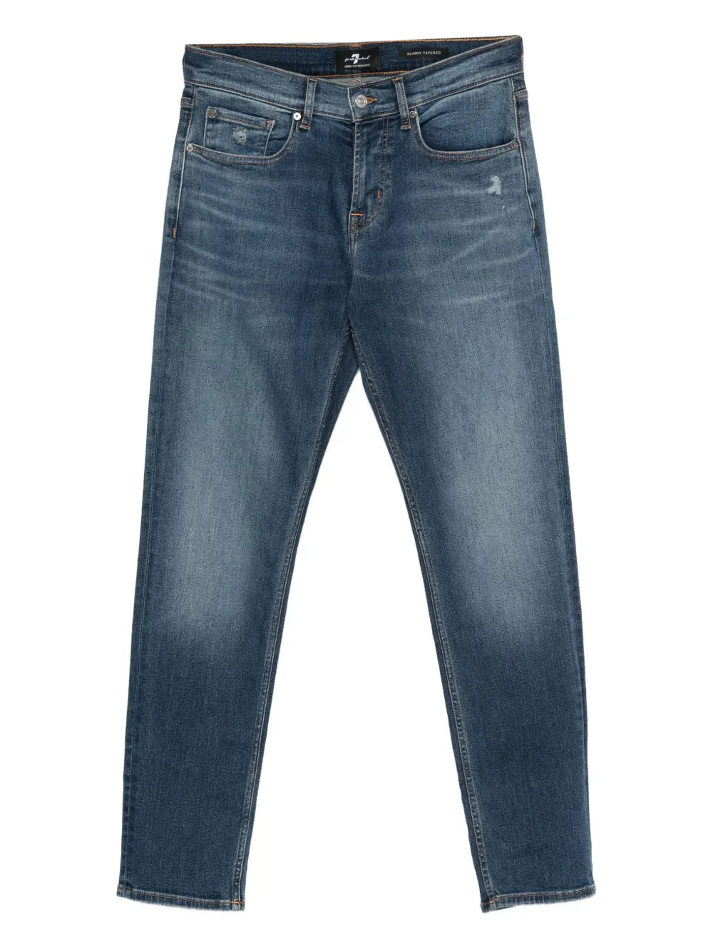 7 For All Mankind  distressed-details jeans