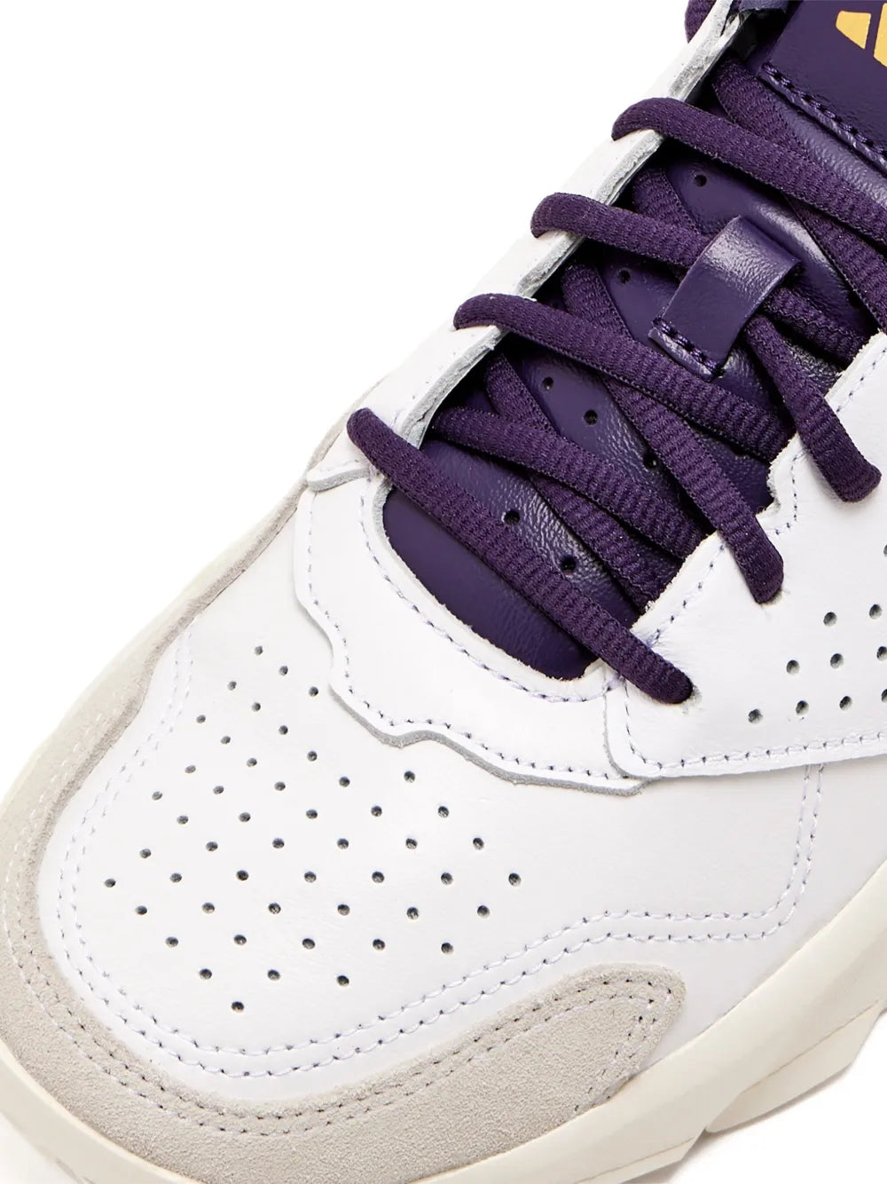 adidas  Courtjam Control 3 Premium perforated leather sneakers