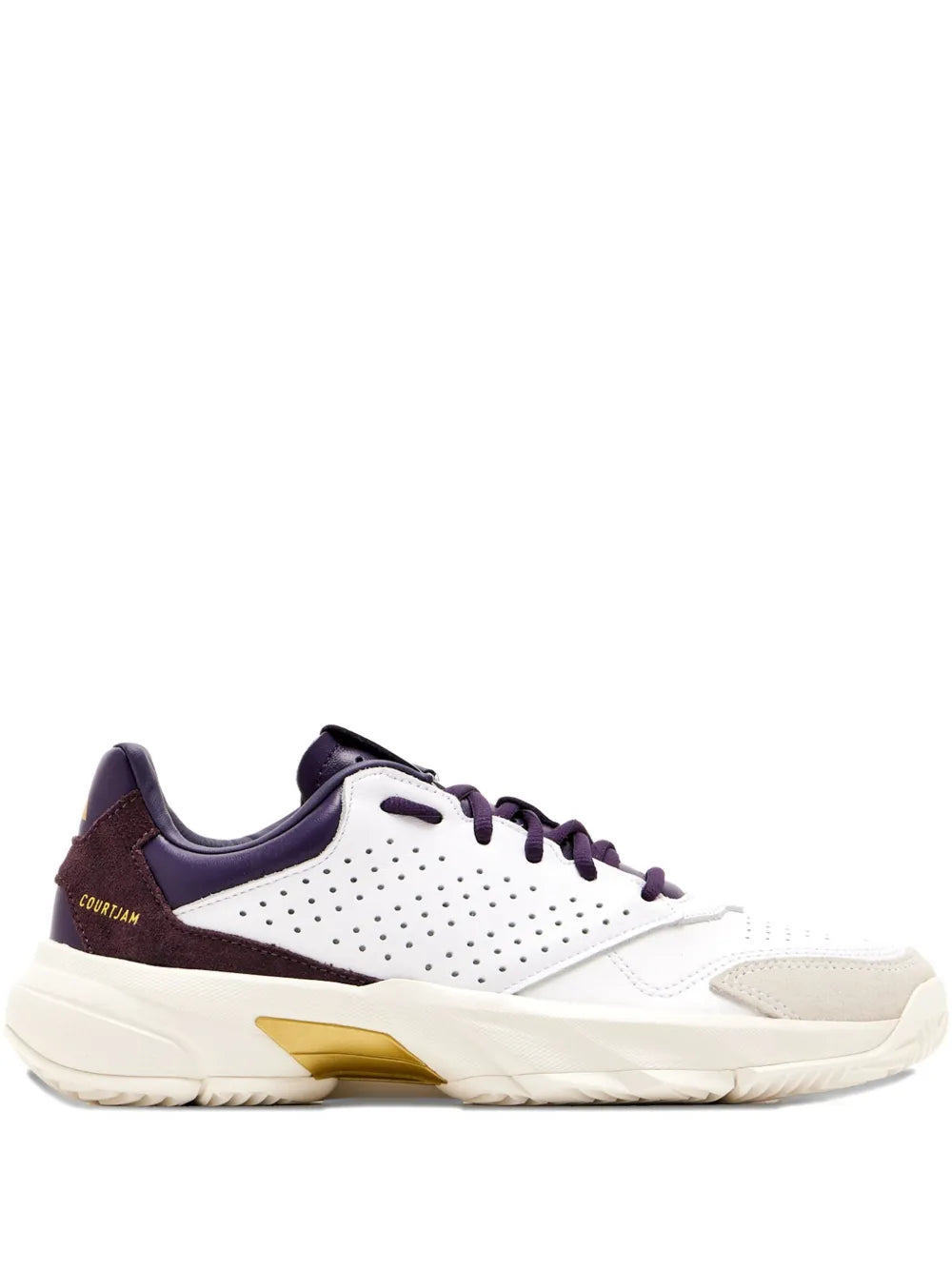 adidas  Courtjam Control 3 Premium perforated leather sneakers