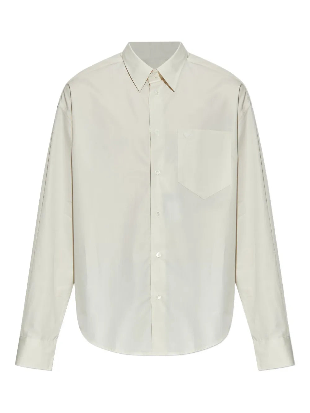 AMI Paris  heart-embroidered long-sleeve shirt