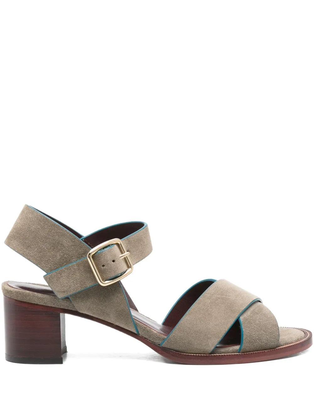 Avril Gau  60mm crossover buckle heeled sandals