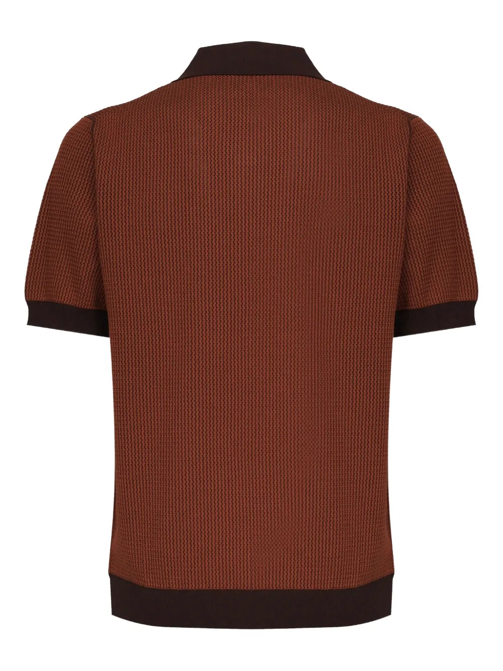 Zanone  waffle-knit polo shirt