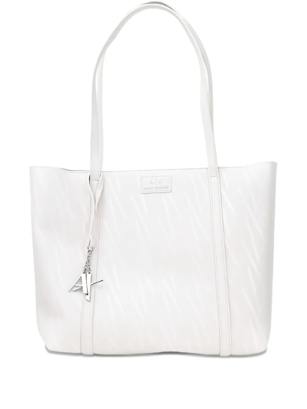 Armani Exchange monogram logo-plaque tote bag