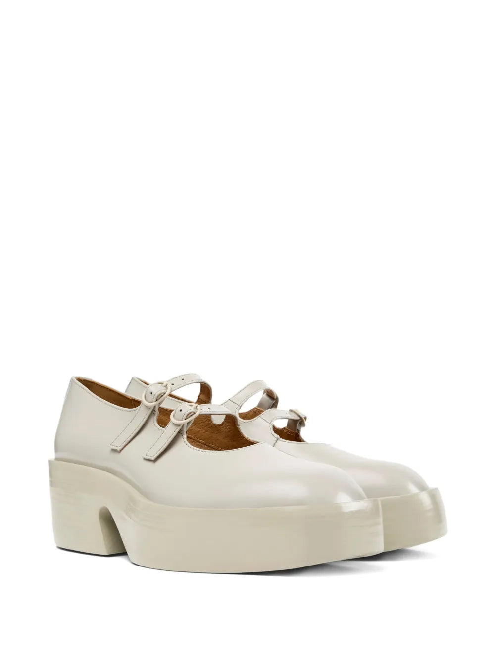 Camper  Billie buckle-strap platform pumps
