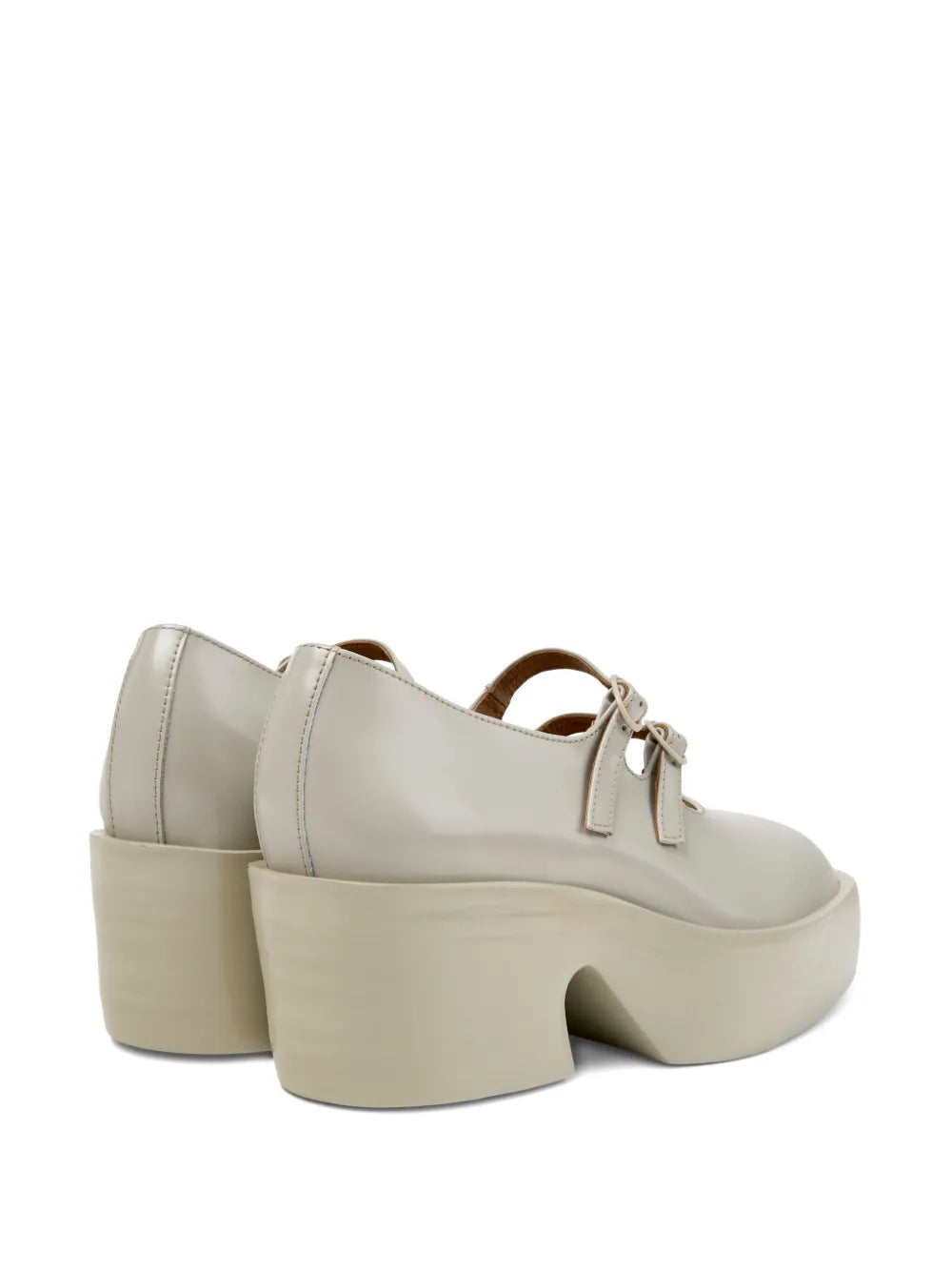 Camper  Billie buckle-strap platform pumps