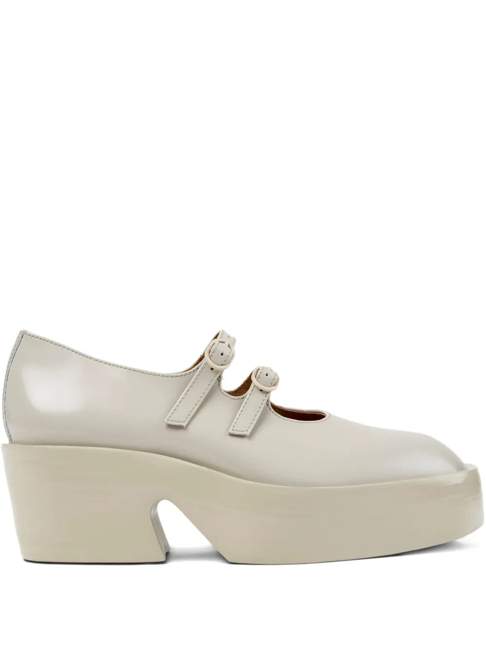 Camper  Billie buckle-strap platform pumps