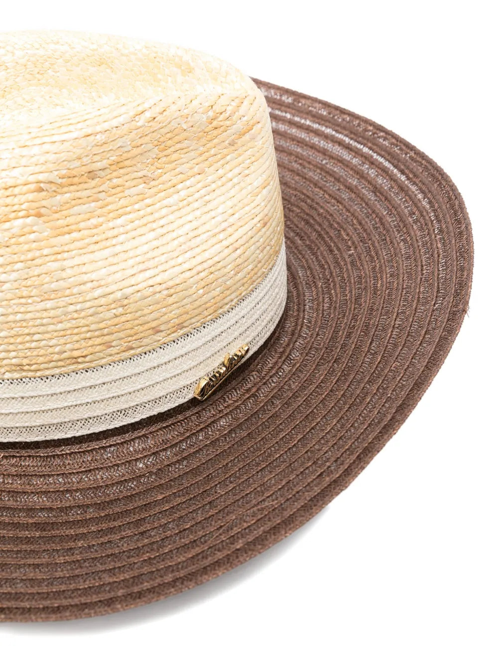 Borsalino  straw two-tone panamá hat