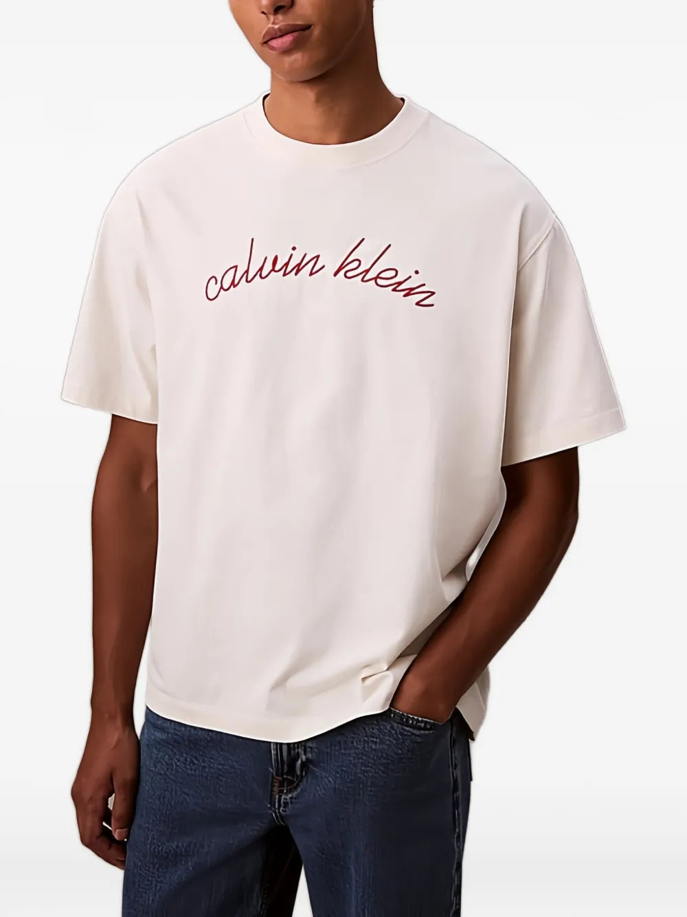 Calvin Klein  script-logo T-shirt