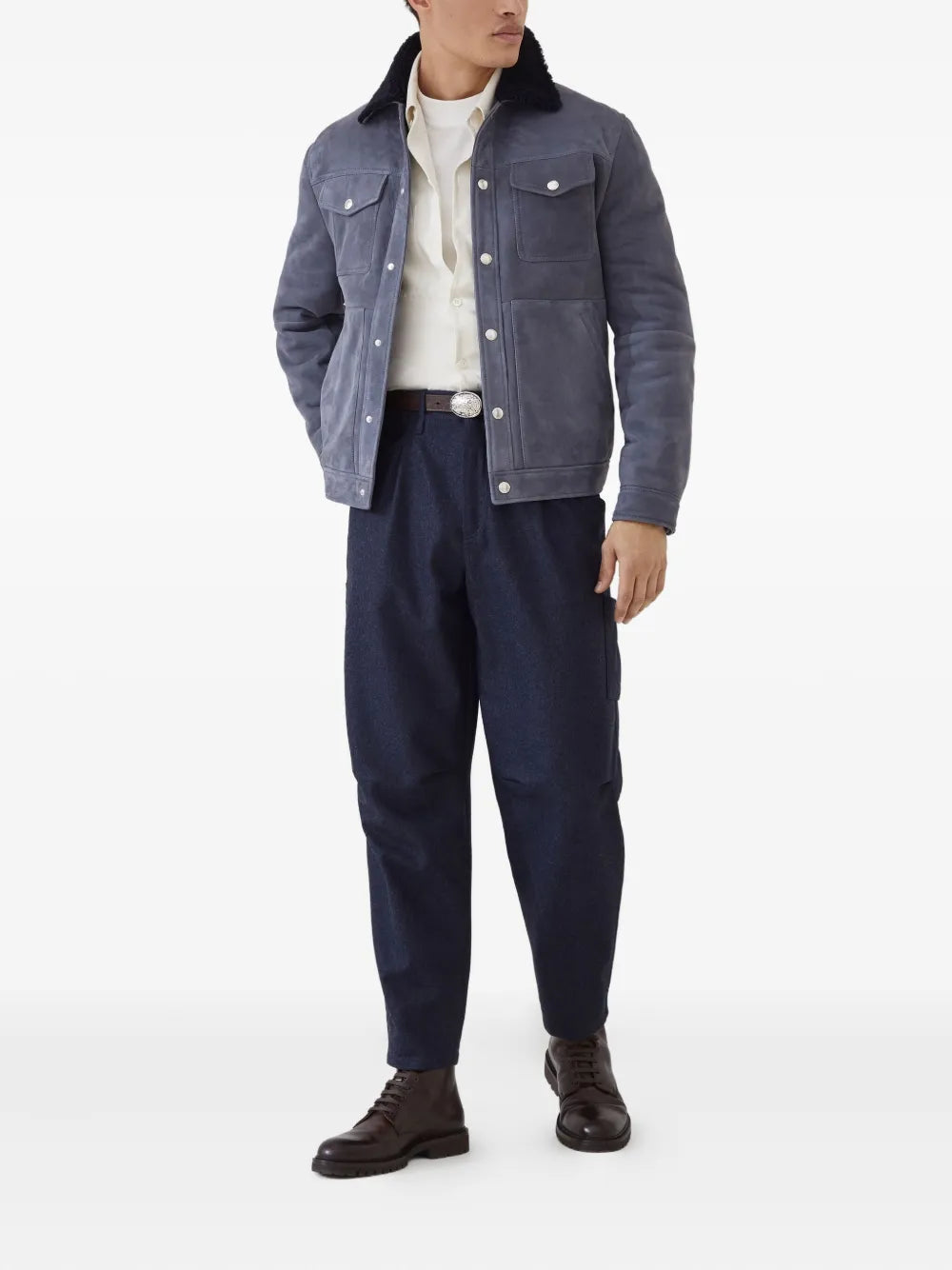 Brunello Cucinelli  pocket cotton shirt