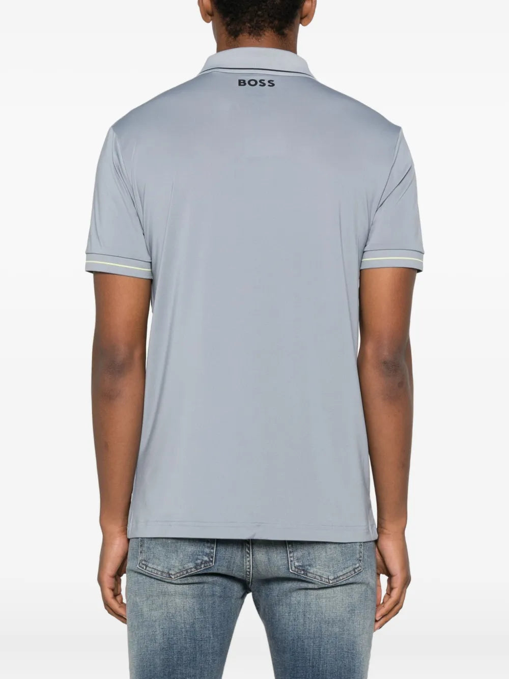 BOSS  logo-detail short-sleeve polo shirt