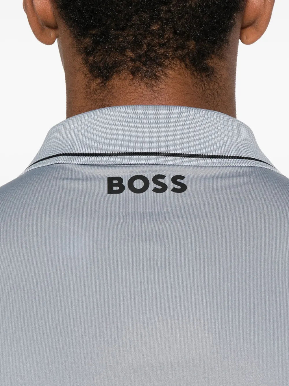 BOSS  logo-detail short-sleeve polo shirt