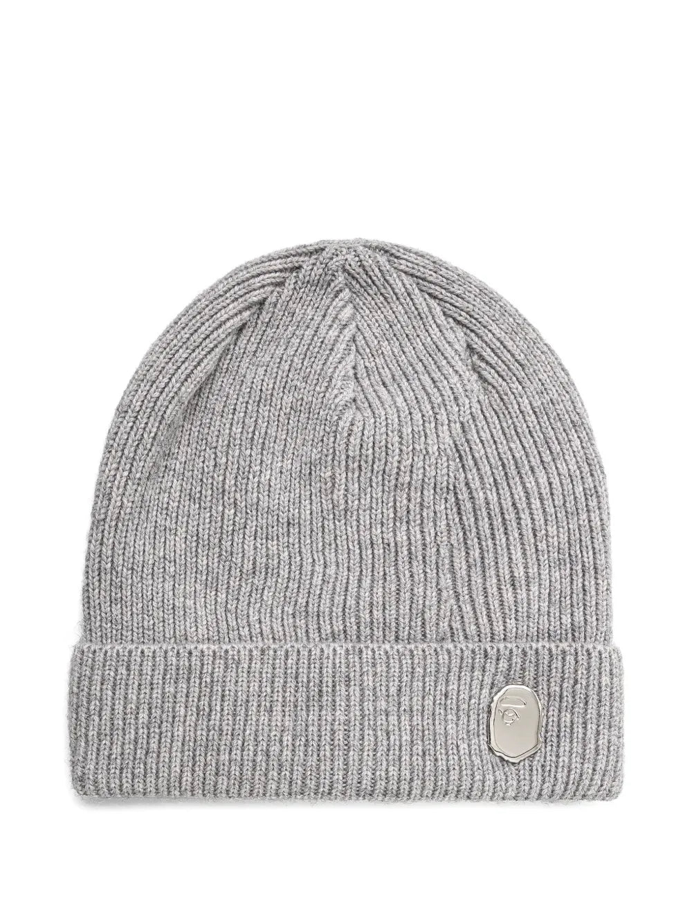 A BATHING APE®  ribbed logo beanie