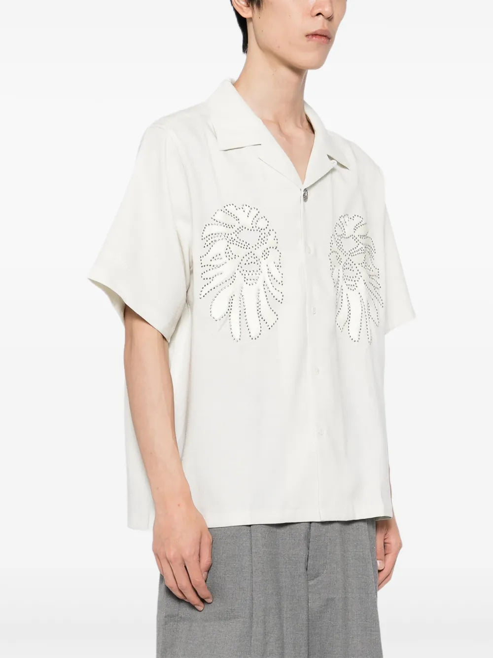 BAPE BLACK *A BATHING APE® stud-embellished shirt