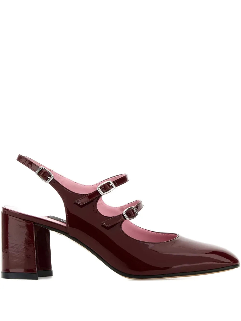 Carel Paris  70mm patent leather buckle pumps