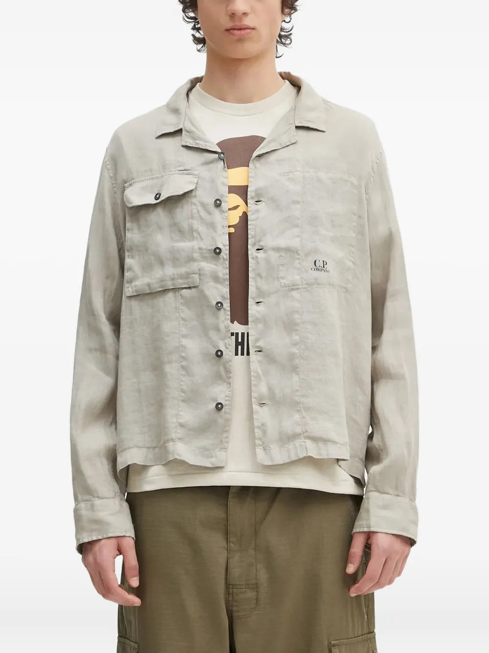 C.P. Company  pocket linen shirt