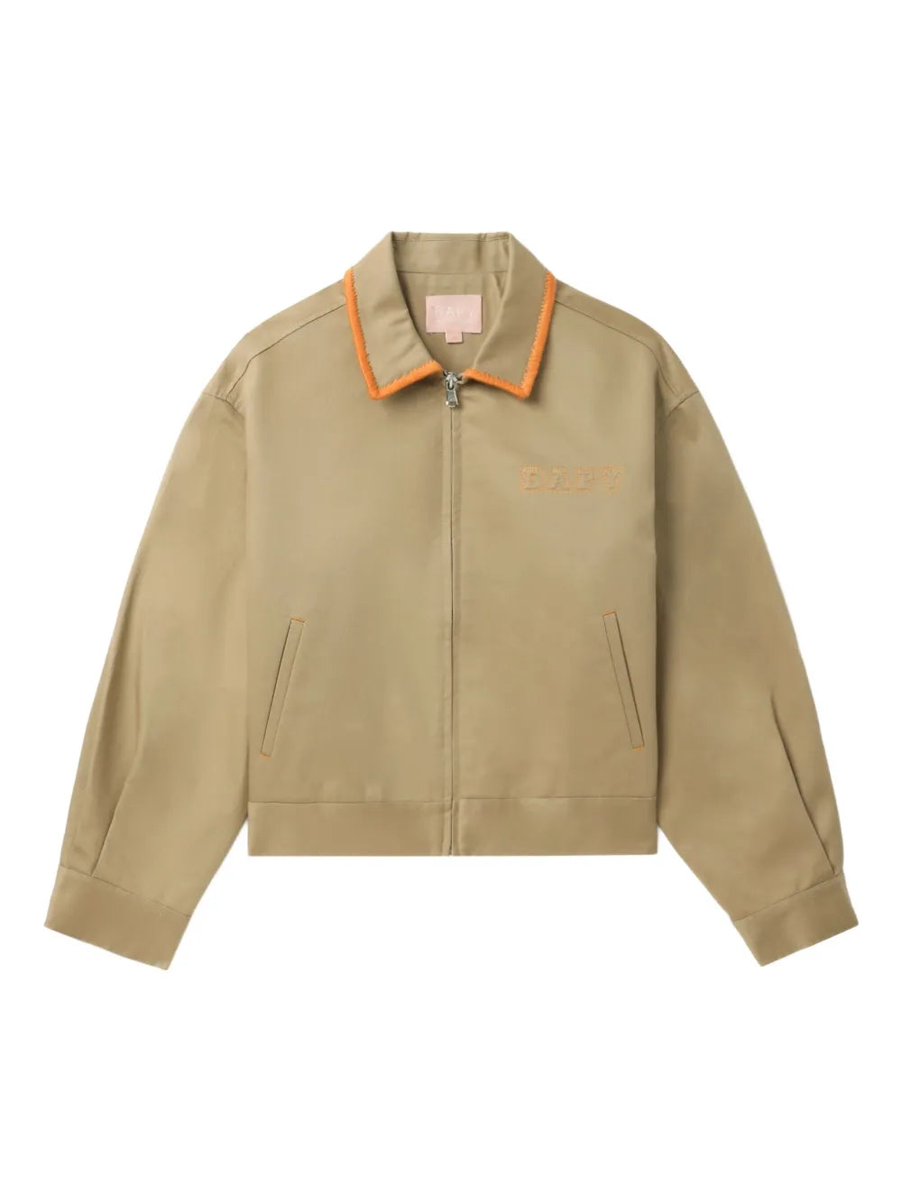 BAPY BY *A BATHING APE®  embroidered-collar zip-up jacket