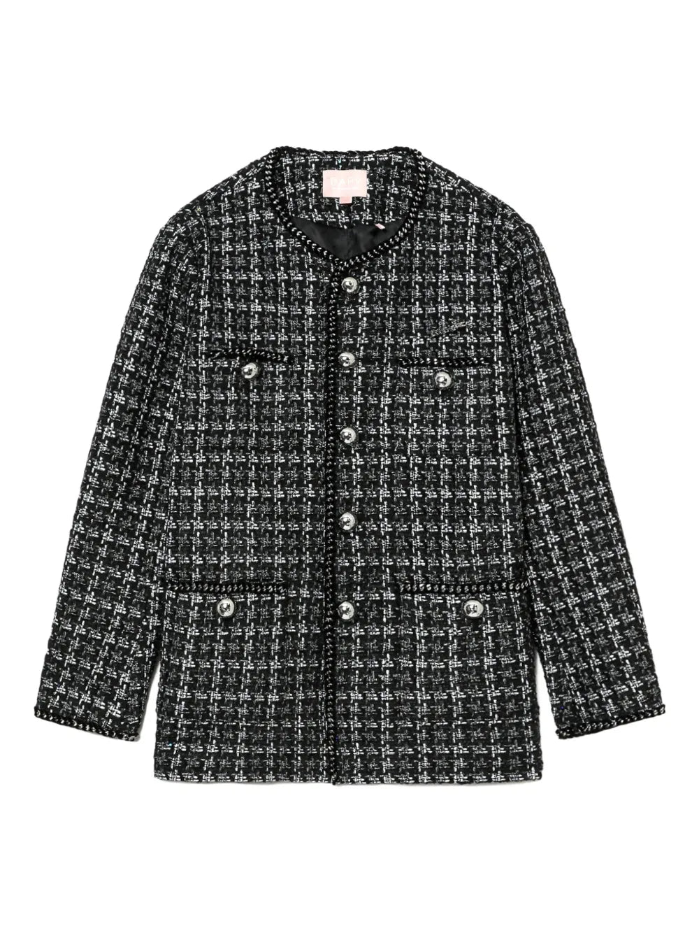 BAPY BY *A BATHING APE®  chain-trimmed tweed jacket