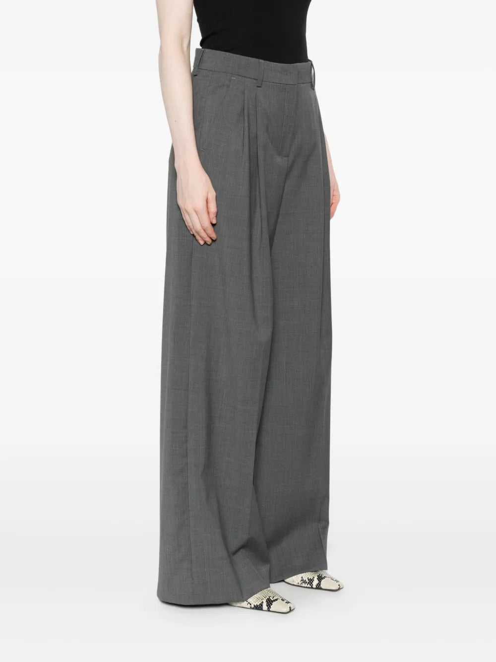 Weekend Max Mara  pleated wide-leg trousers