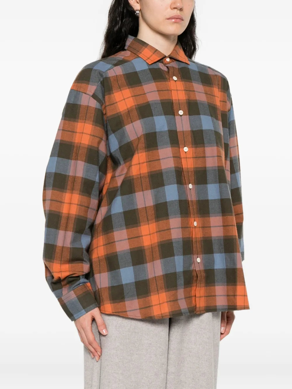 Baserange plaid cotton shirt