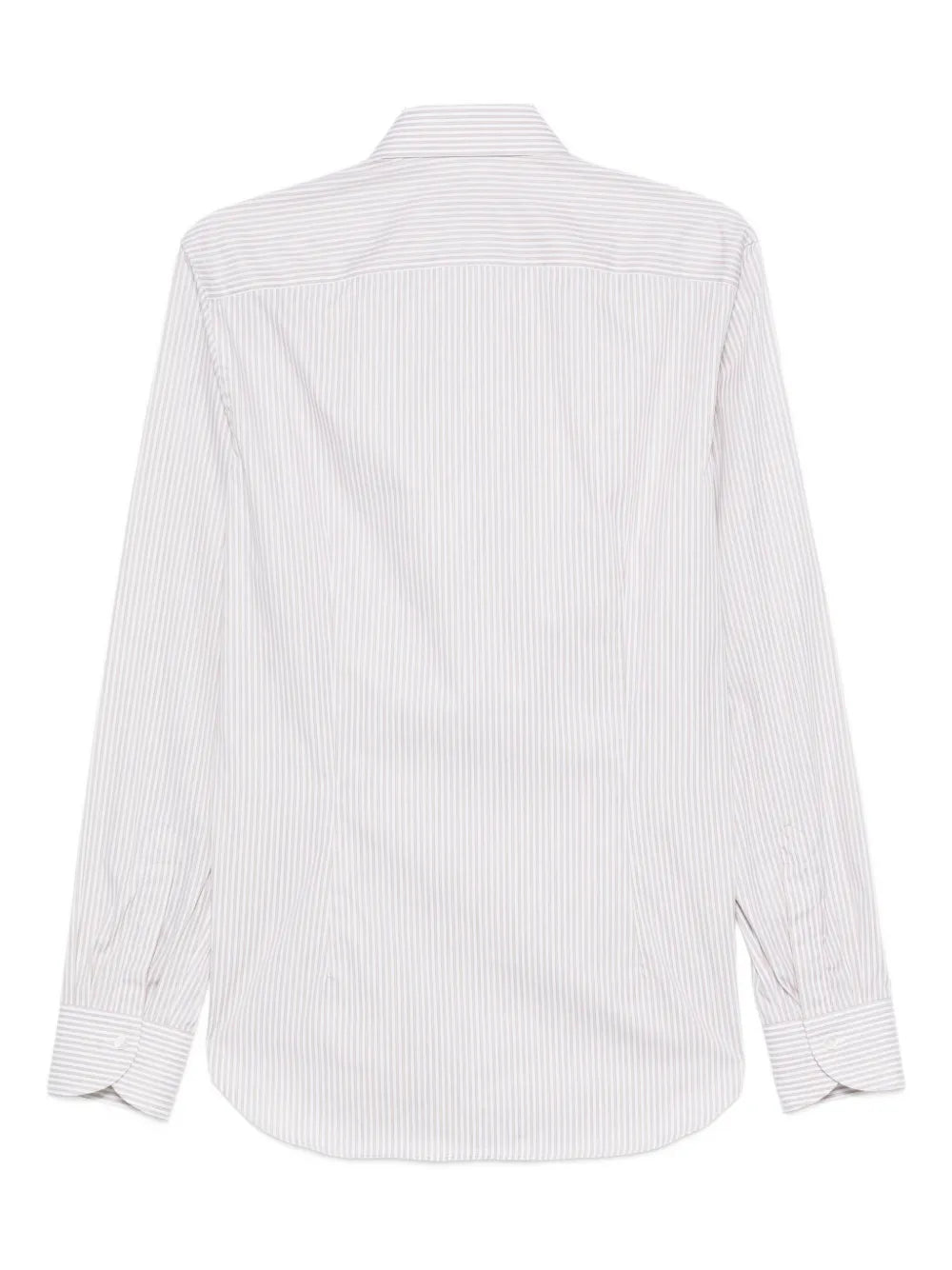 Canali  striped cotton shirt