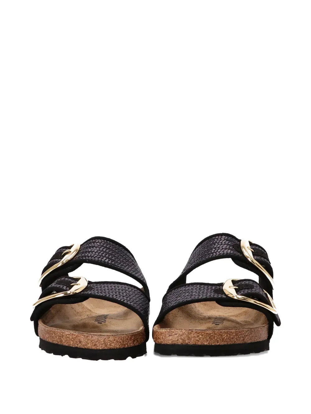 Birkenstock double buckle woven sandals
