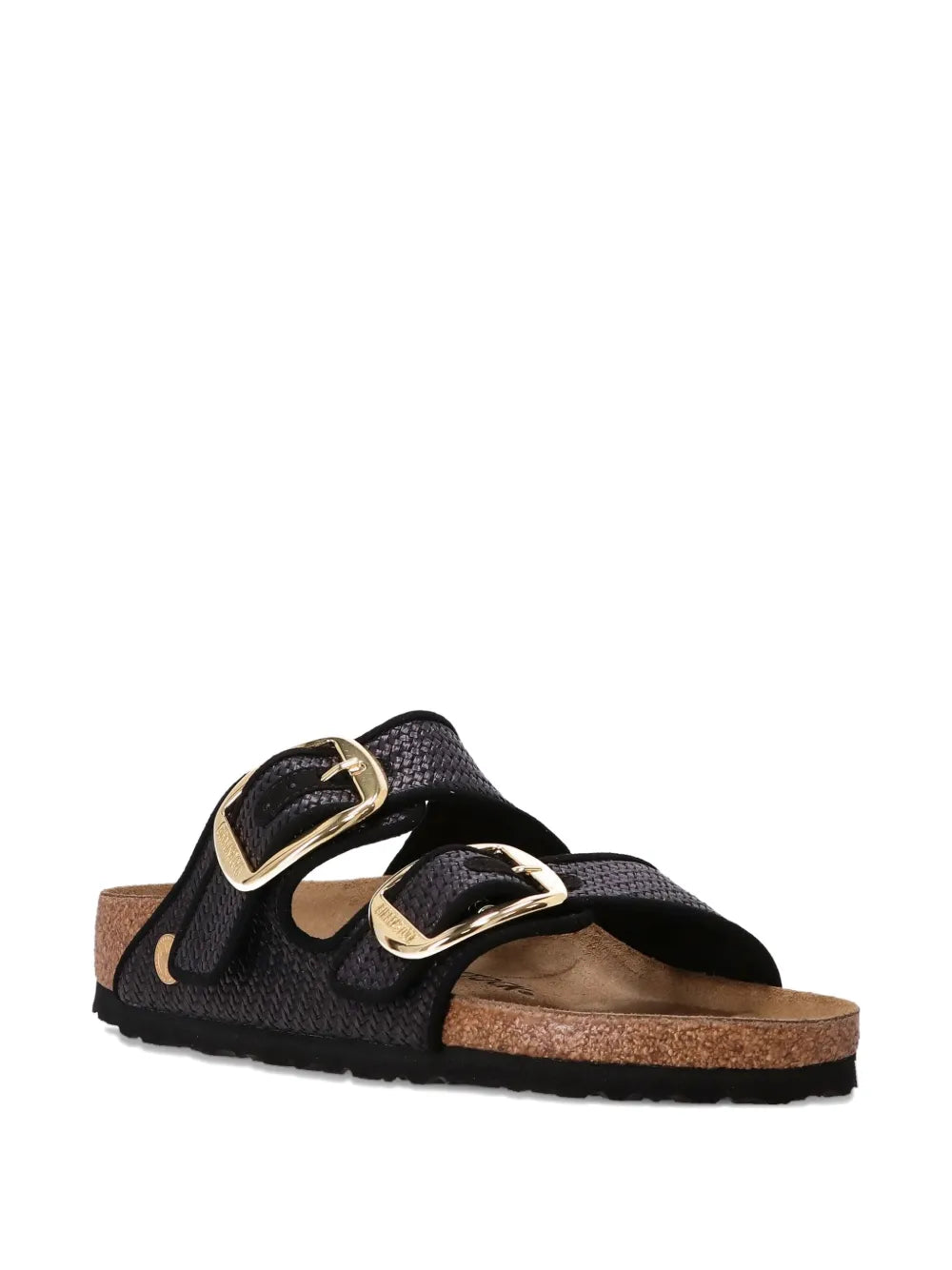 Birkenstock double buckle woven sandals