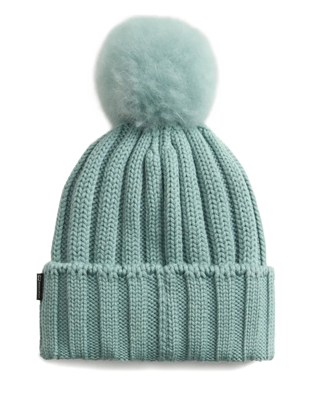 Woolrich  ribbed pom-pom beanie