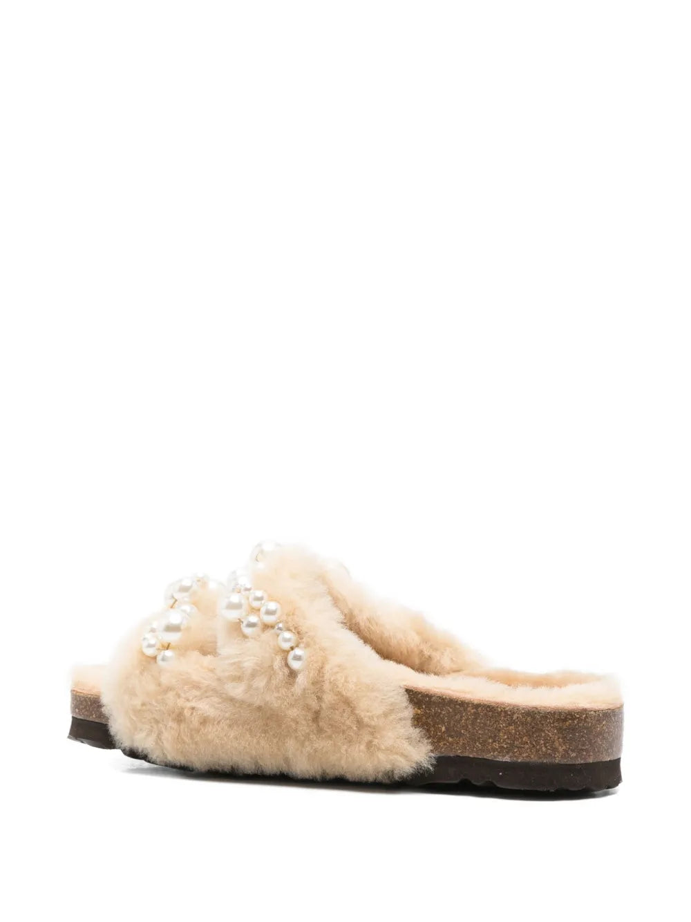 Alameda Turquesa  Mimi faux-pearl embellished sandals