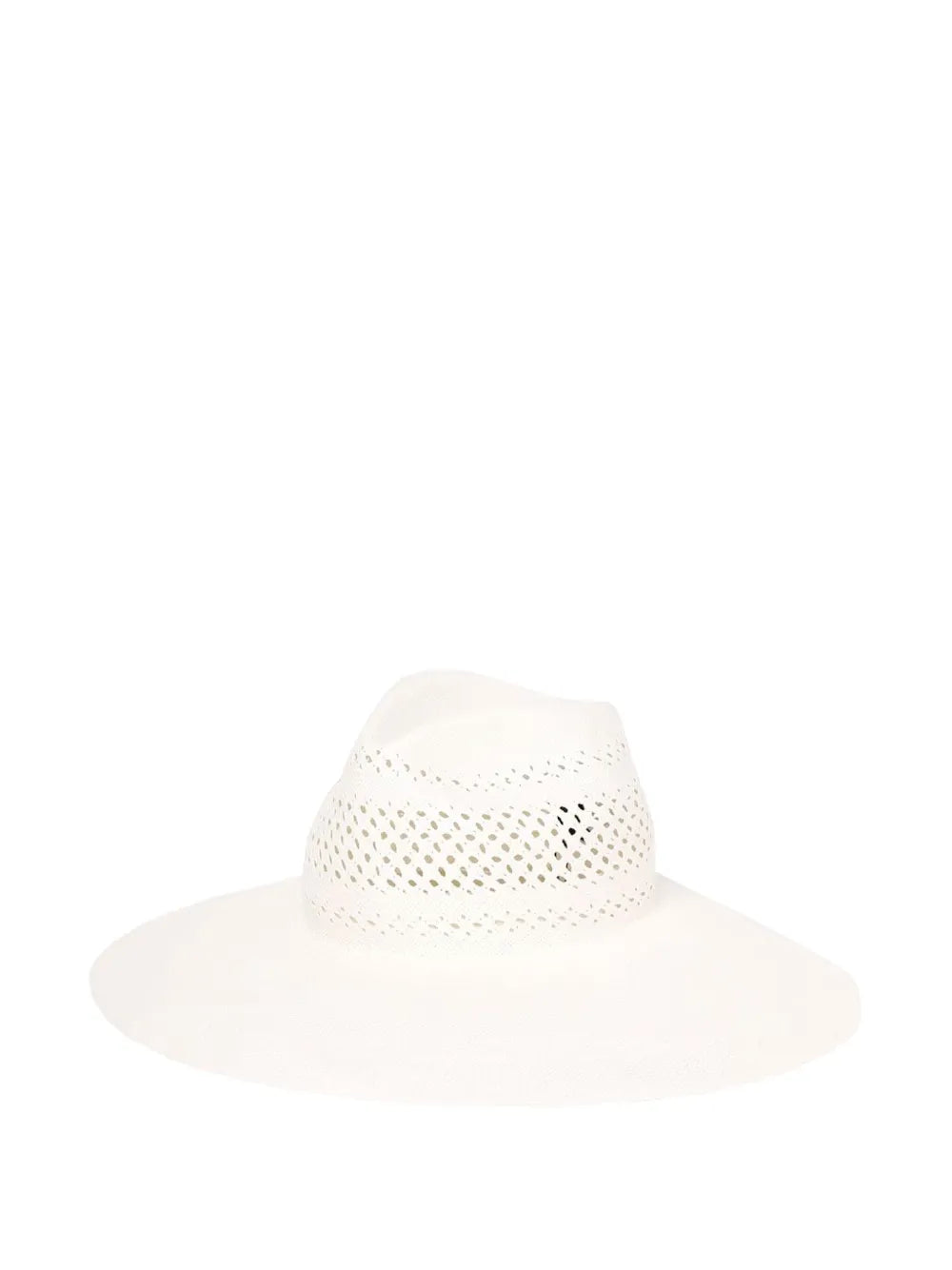 Borsalino  perforated wide-brim hat