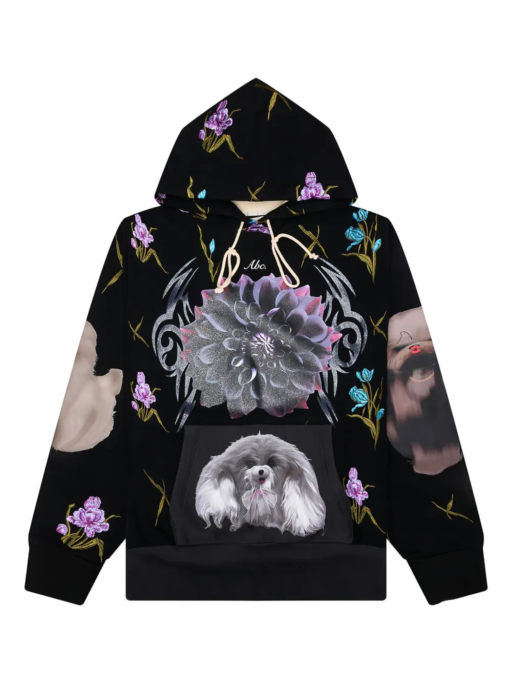 Advisory Board Crystals  floral-print hoodie