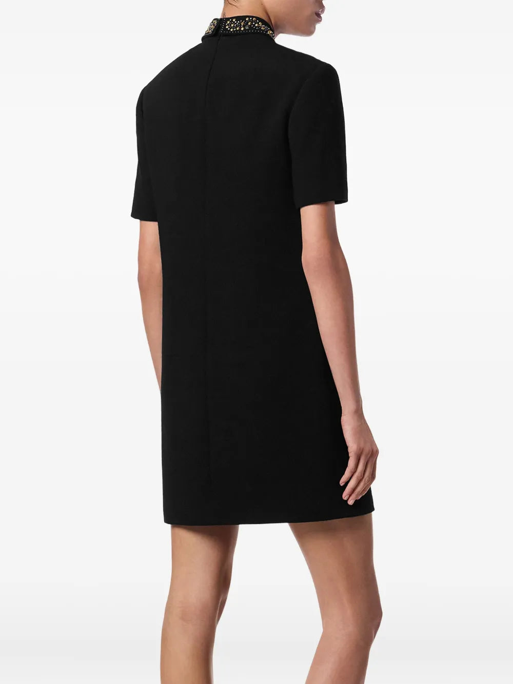 Versace  embellished-collar mini dress