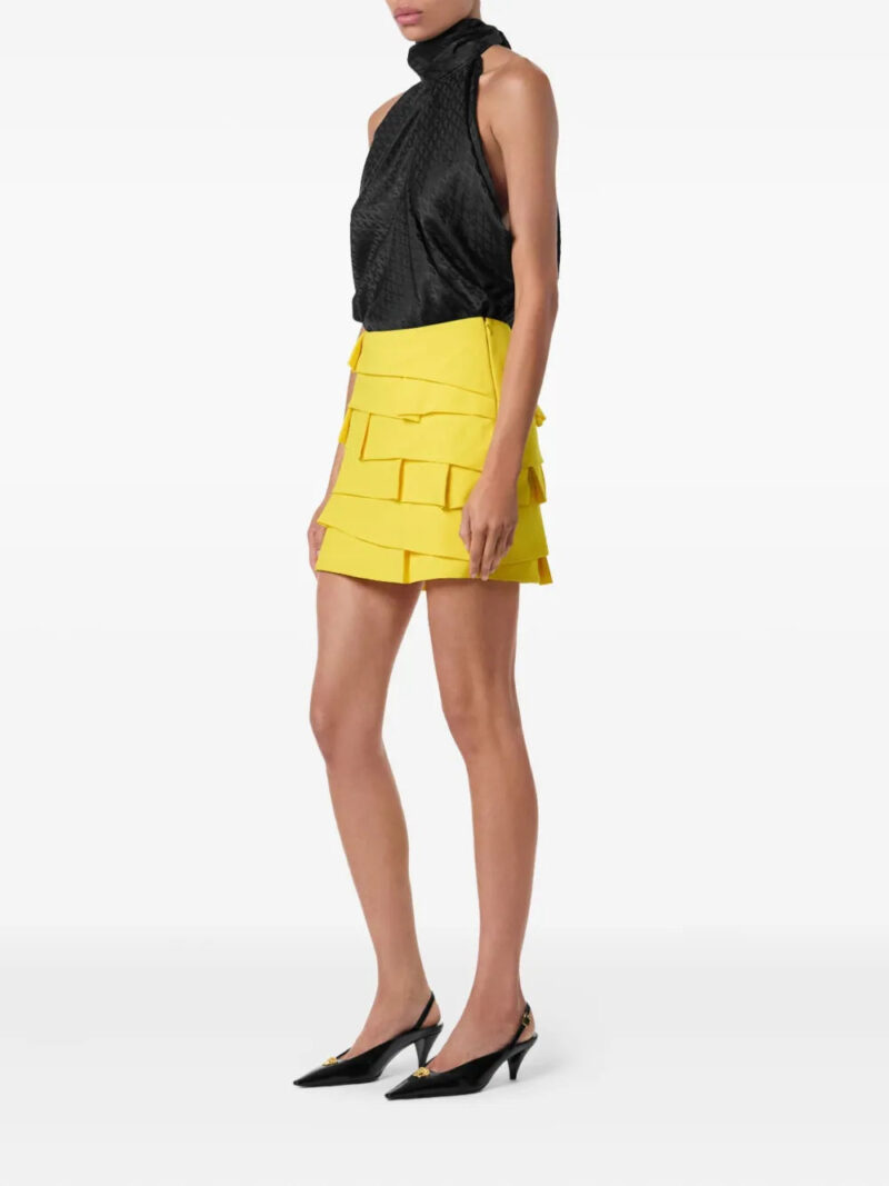 Versace  layered ruffled mini skirt