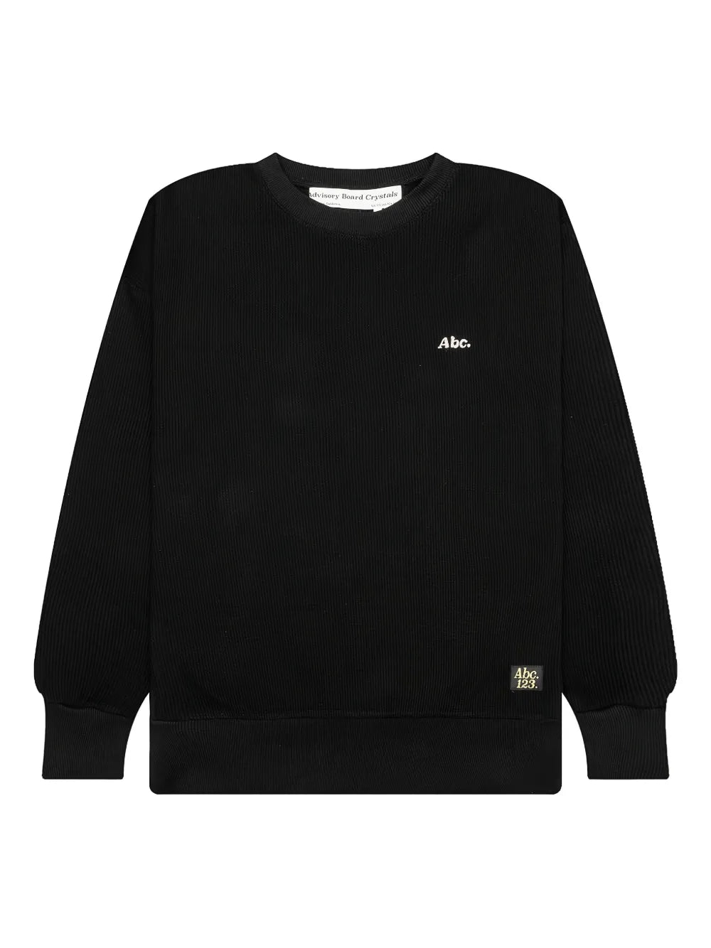 Advisory Board Crystals  waffle logo-embroidered sweater