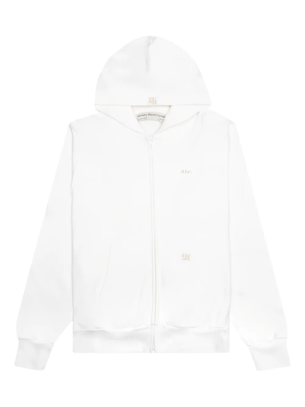 Advisory Board Crystals  zip-up logo-detail hoodie
