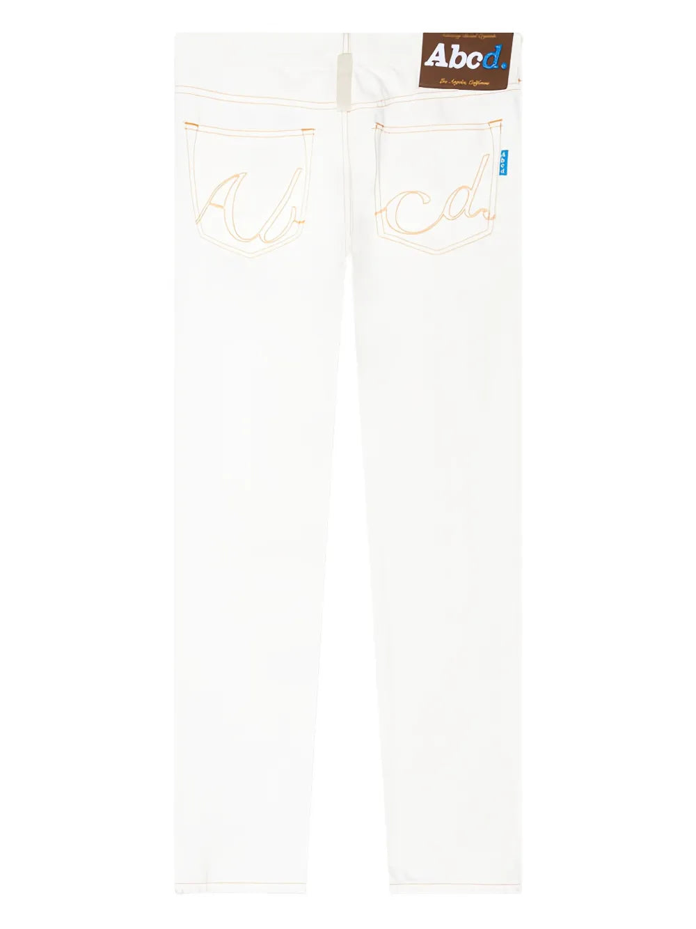 Advisory Board Crystals logo-embroidered jeans - Image 2