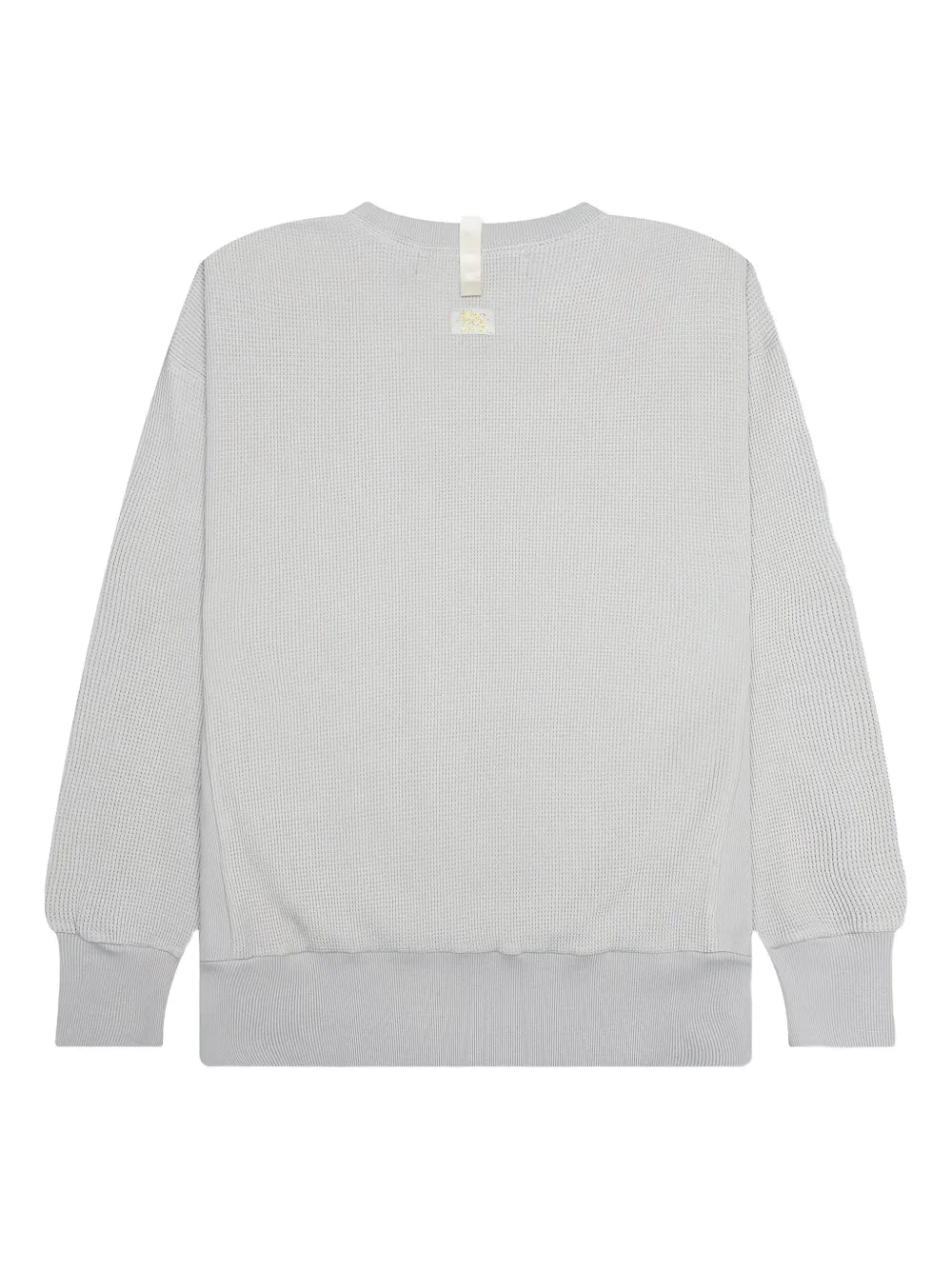 Advisory Board Crystals  waffle-texture crew neck sweatshirt
